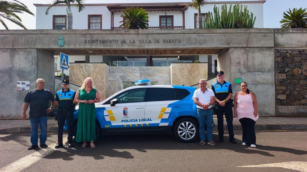 La Villa de Garafía incorpora un nuevo vehículo patrulla para la Policía Local