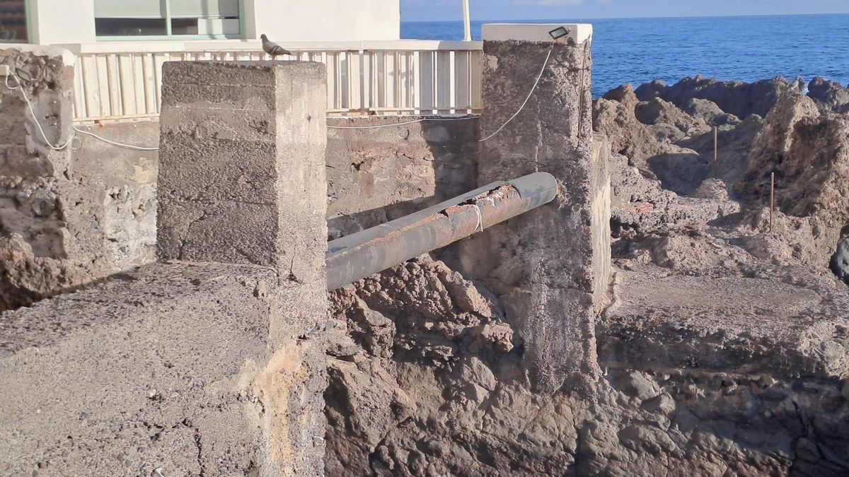 Puerto de la Cruz sustituirá de emergencia parte del colector de Punta Brava que obliga a restringir el estacionamiento