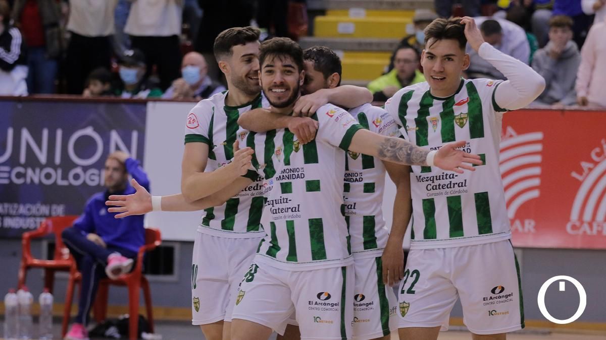 Partido disputado entre el Córdoba Patrimonio y el Fútbol Emotion Zaragoza