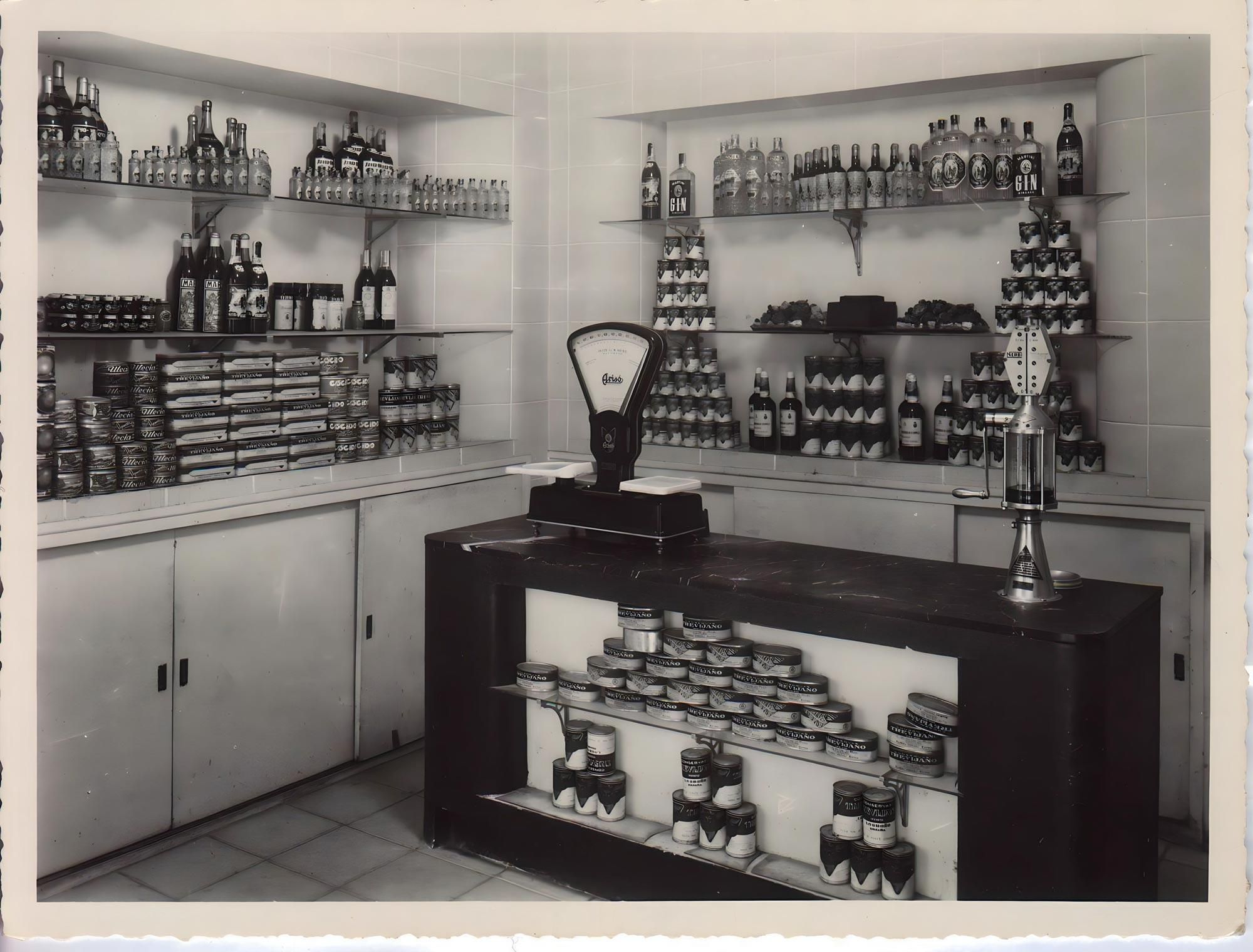 Mostrador del Economato MSP en Ponferrada.