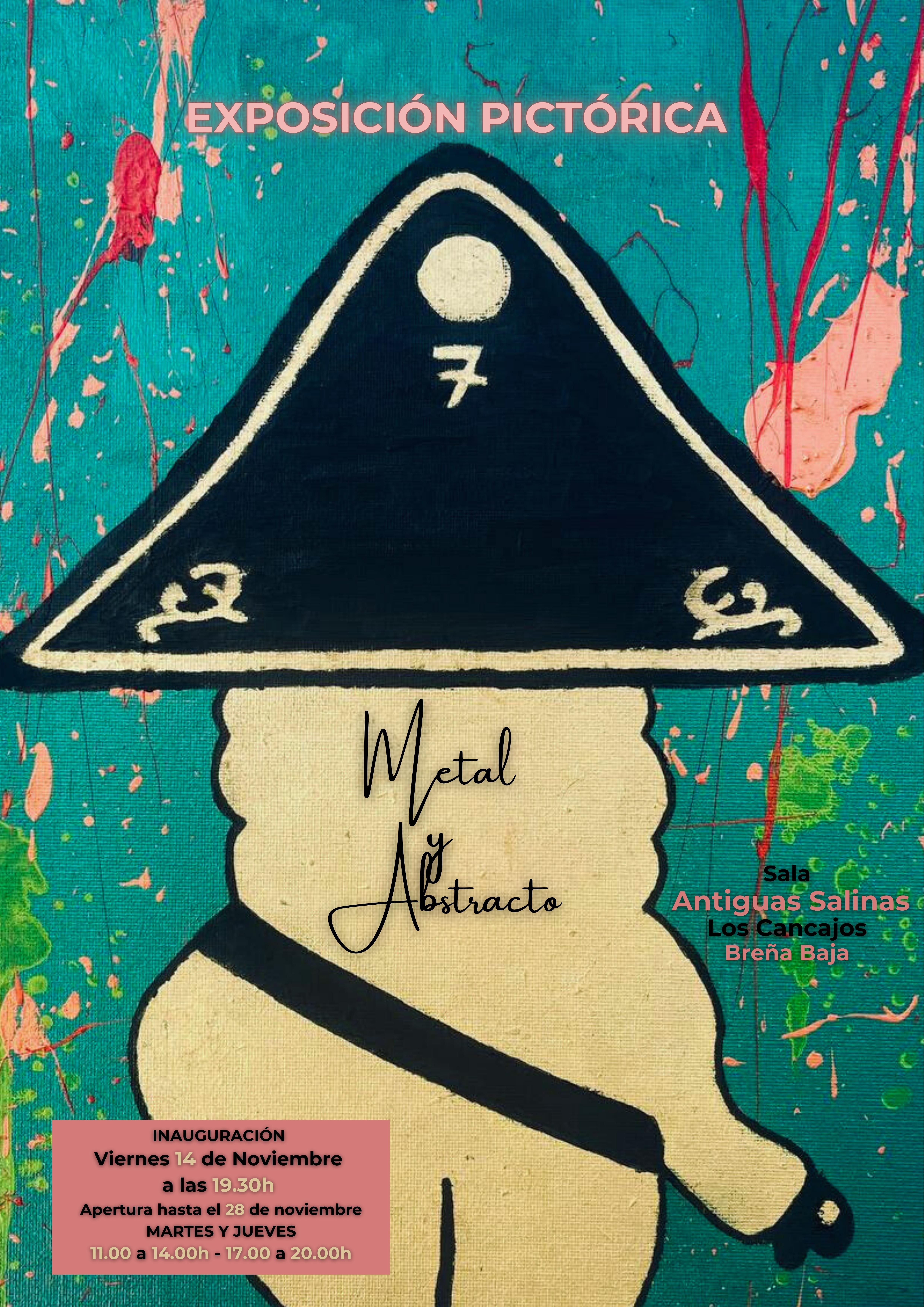 Beatriz Gómez acerca su arte vanguardista a La Palma con la exposición pictórica ‘Metal y Abstracto’.