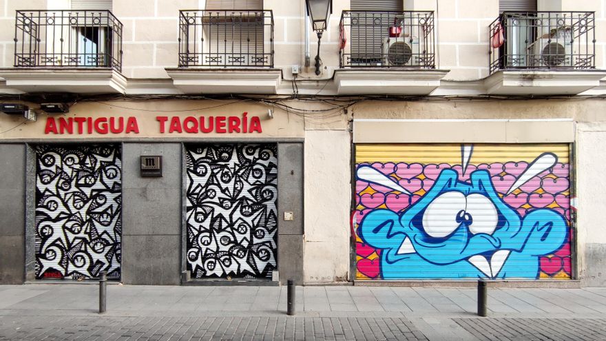 Intervenciones de Gerga y Max501 en el festival de Lavapiés