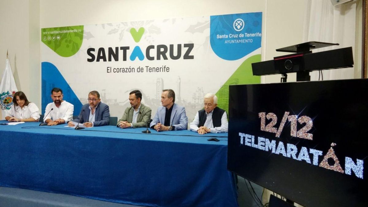 Presentación del Telemaratón Solidario 2024, de Mírame Televisión, que se celebrará el próximo jueves 12 de diciembre en MercaTenerife.