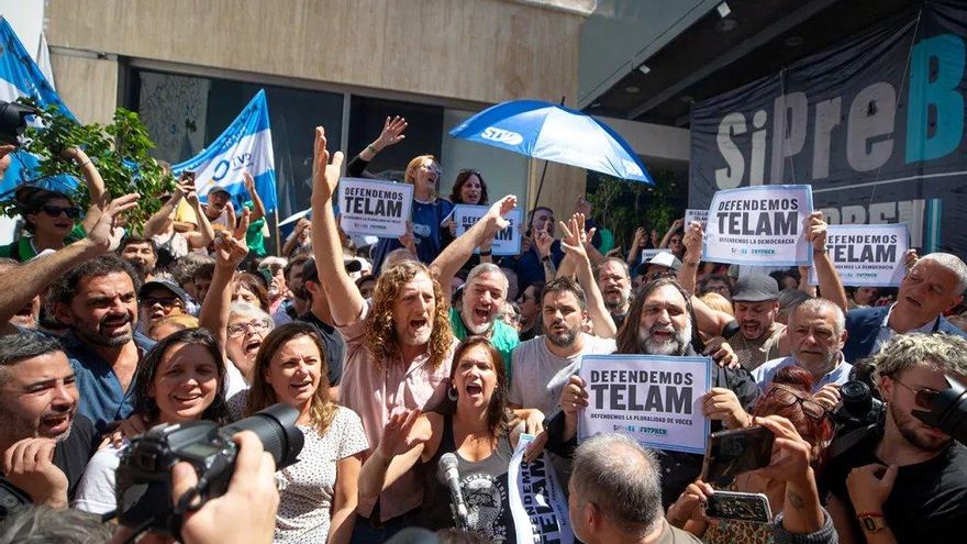 Los trabajadores de la agencia Télam lanzaron un portal "como muestra mínima de lo que podemos hacer"