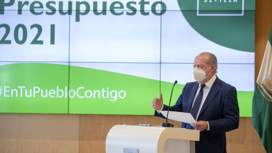 La Diputación de Sevilla presenta un presupuesto para 2021 "expansivo" que atribuye a la supresión de reglas de gasto