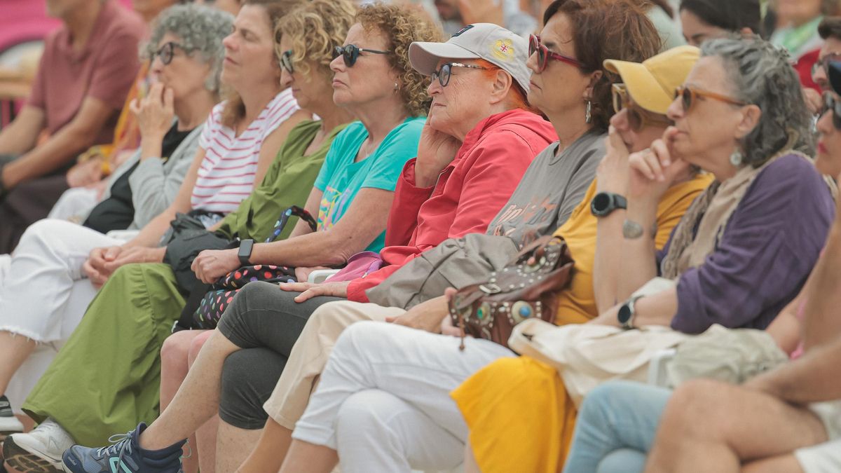 Asistentes al Festival de las ideas y la cultura en Las Palmas de Gran Canaria.