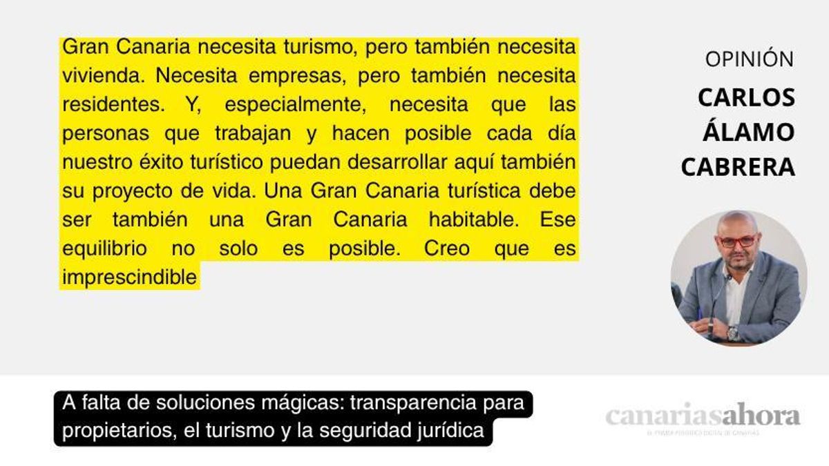 A falta de soluciones mágicas: transparencia para propietarios, el turismo y la seguridad jurídica