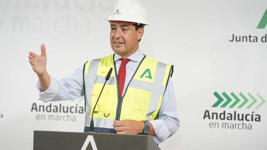 El presidente andaluz, Juan Manuel Moreno Bonilla, en una imagen de archivo.