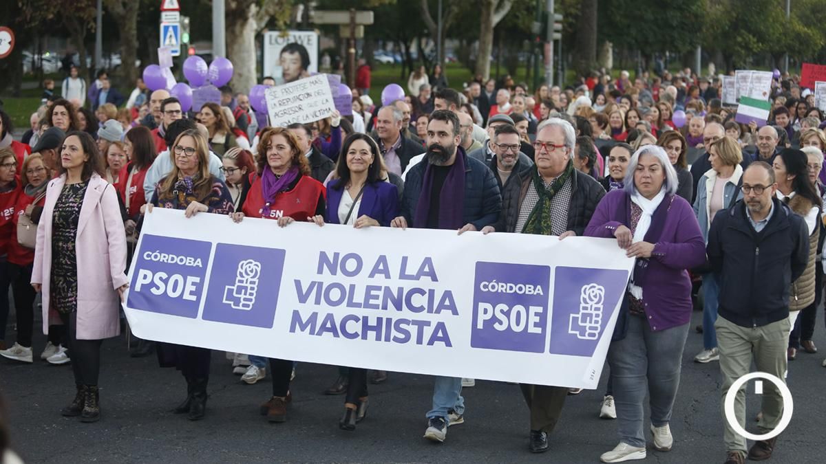 Manifestación contra la violencia machista 25N