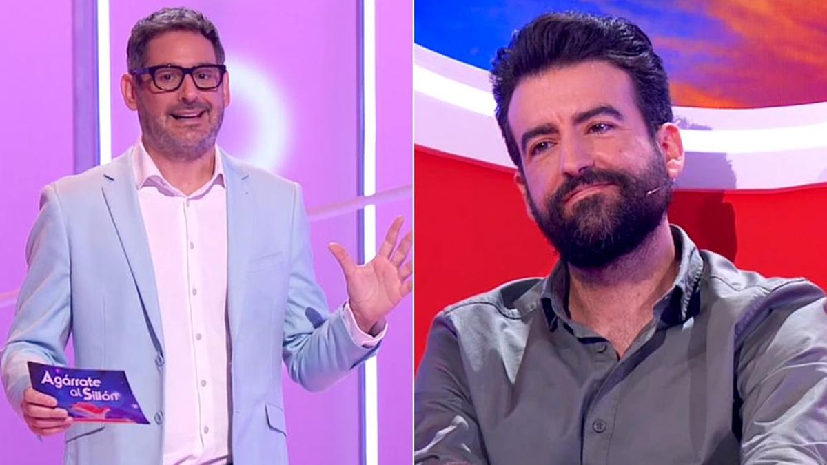 Eugeni Alemany y Rafa Castaño, en el primer programa de 'Agárrate al sillón'