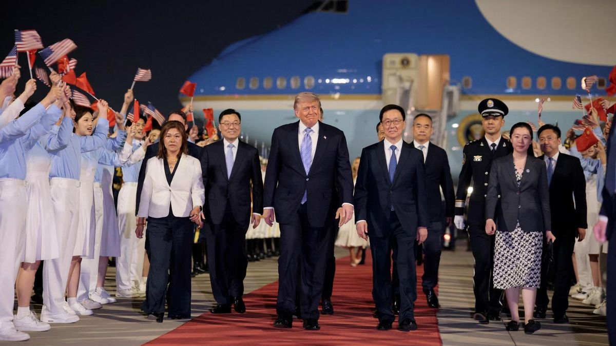Donald Trump, en su segunda visita a China desde 2017