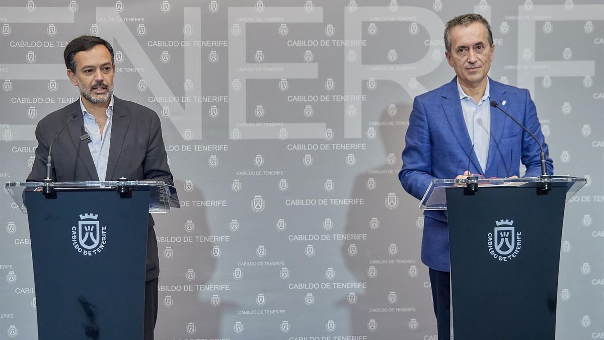 Lope Afonso y José Miguel Ruano, en la rueda de prensa de este miércoles.