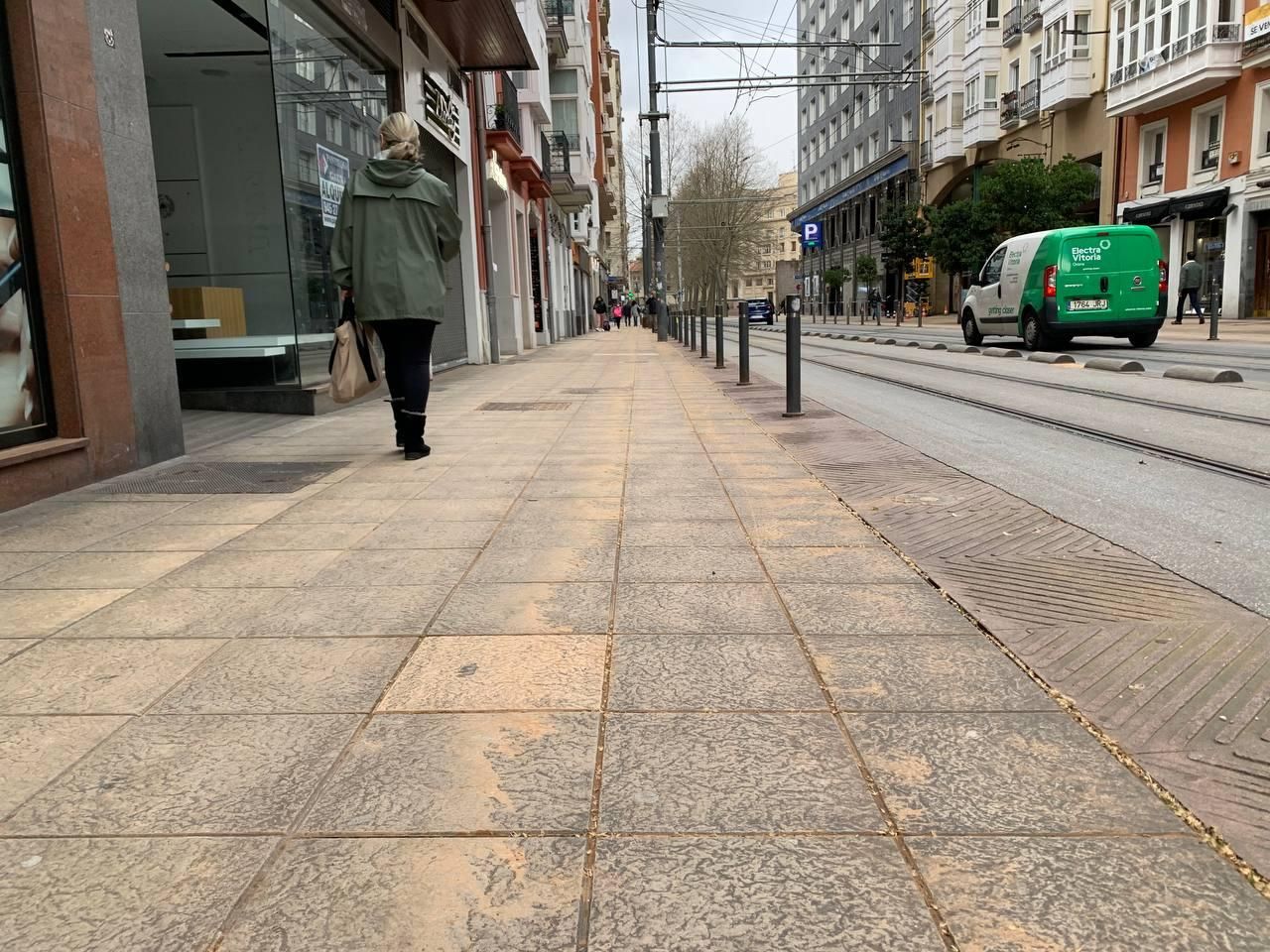 La calle Independencia de Vitoria