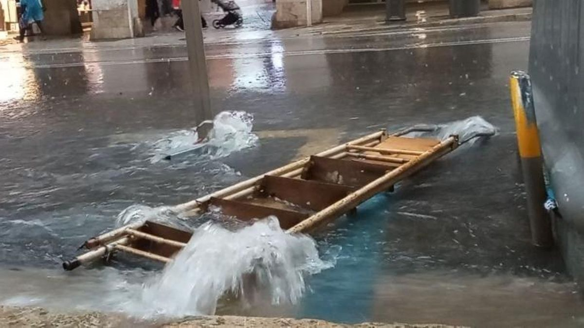 La AEMET activa el viso amarillo por lluvias en Balears