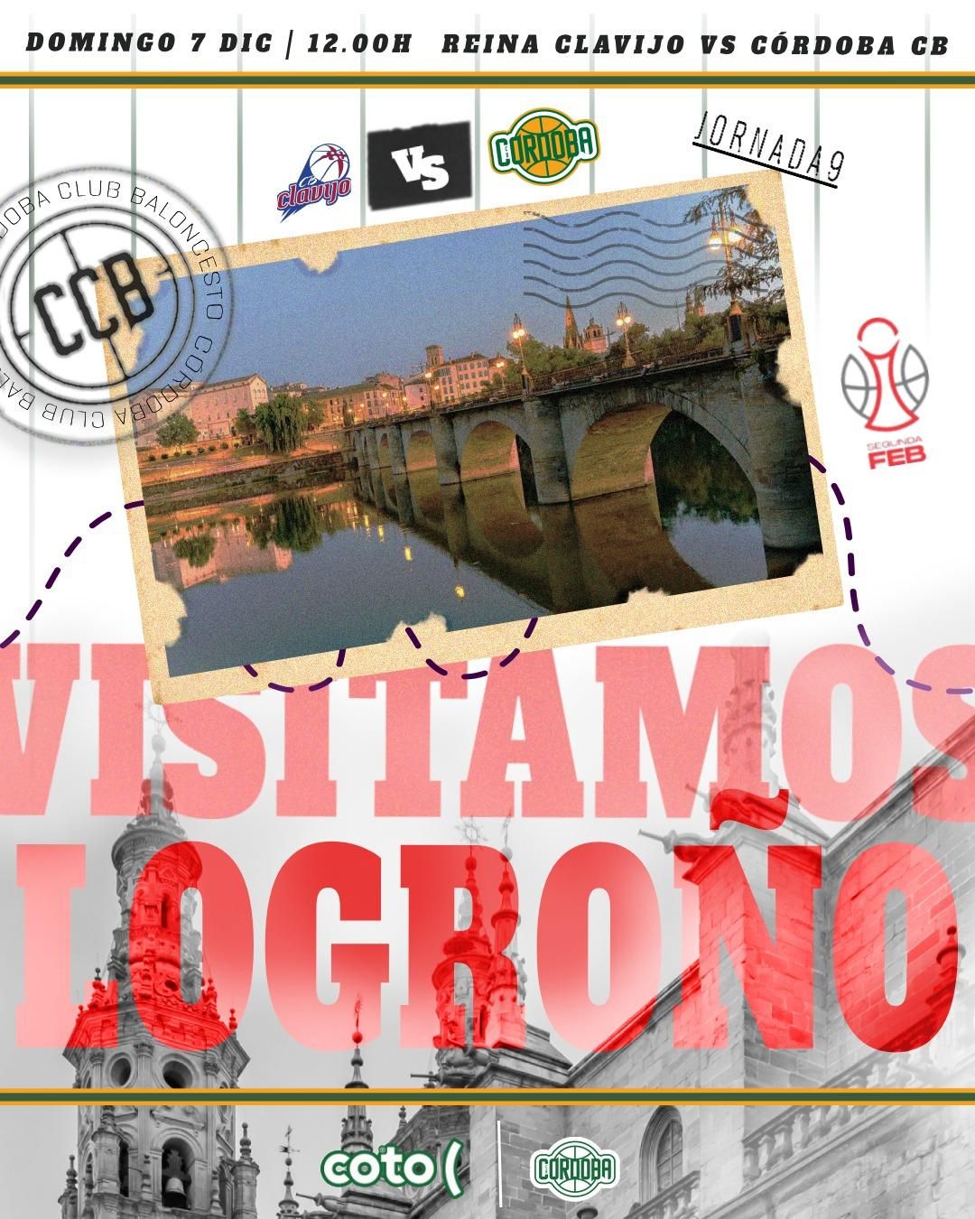 Cartel del partido en Clavijo