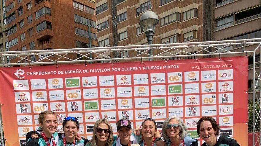 El Tritones Rioja femenino de duatlón asciende a Segunda División Nacional