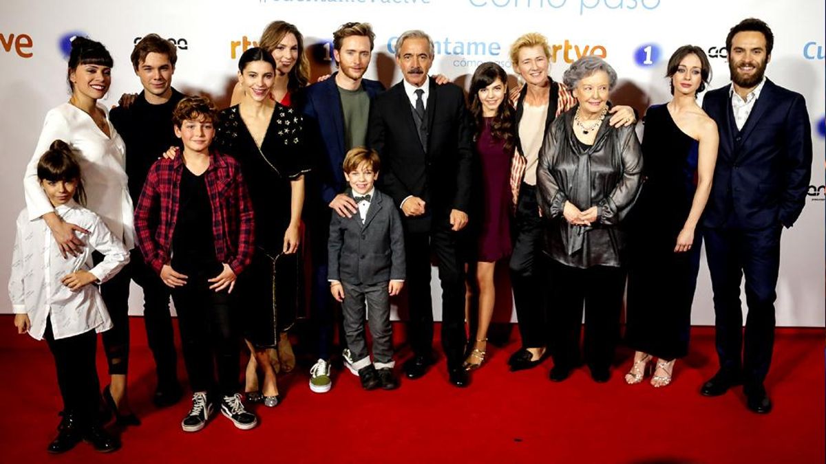 El elenco de Cuéntame presentó su temporada rodeado de triunfitos