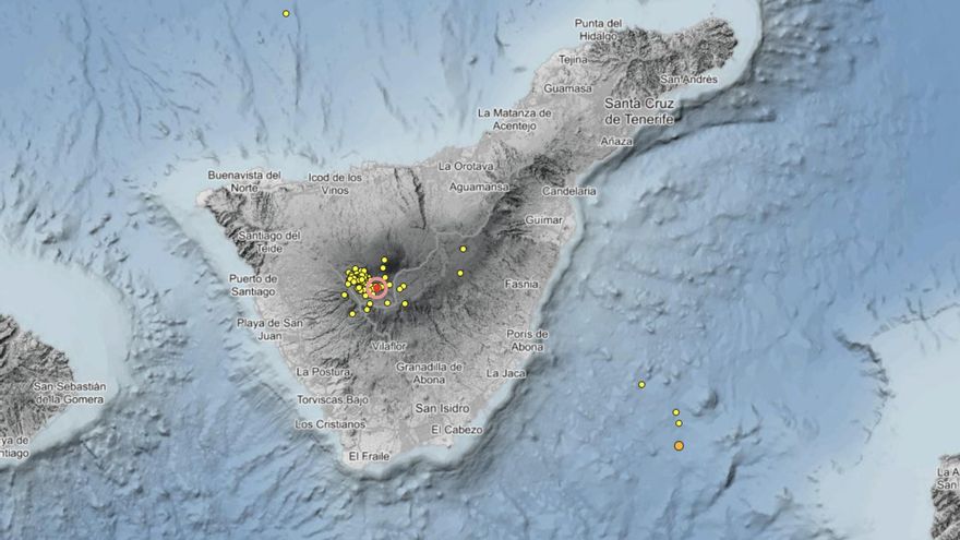 Tenerife registra más de un centenar de pequeños terremotos en apenas 24 horas, aunque sin riesgo de erupción