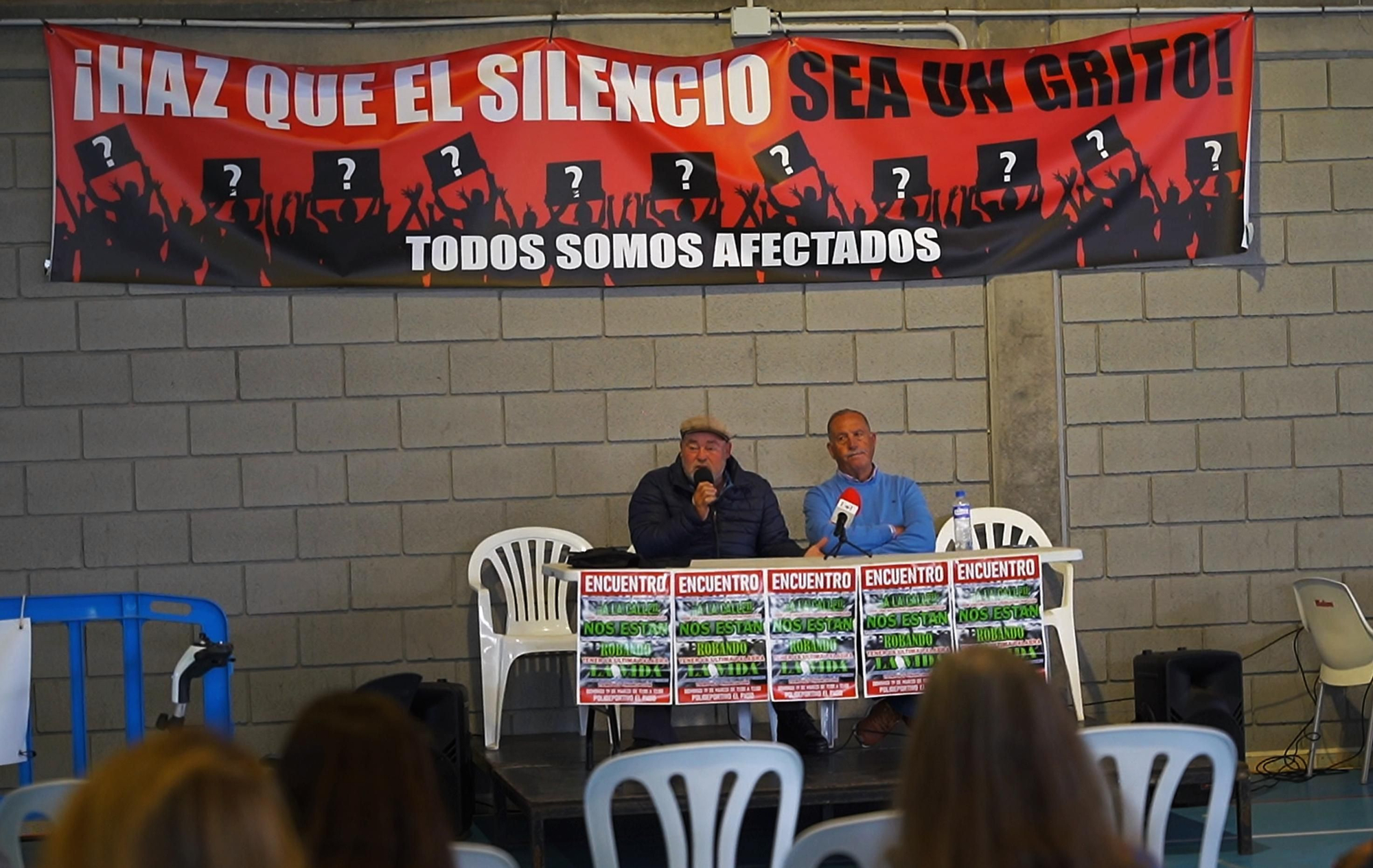Juan Fernando Pérez y Juan González durante el acto celebrado en El Paso.