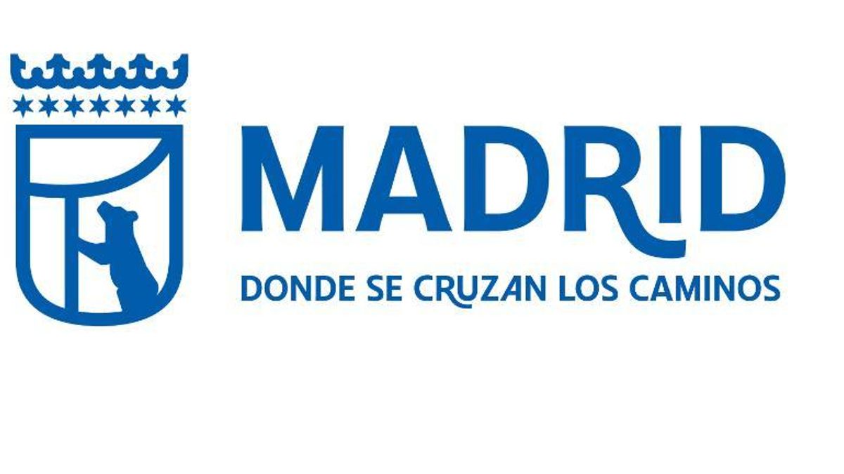Nuevo logo del Ayuntamiento de Madrid, con el eslogan.
