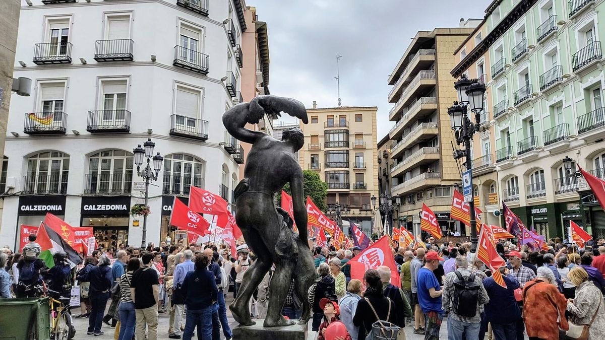 Manifestación 1 de mayo en Zaragoza.