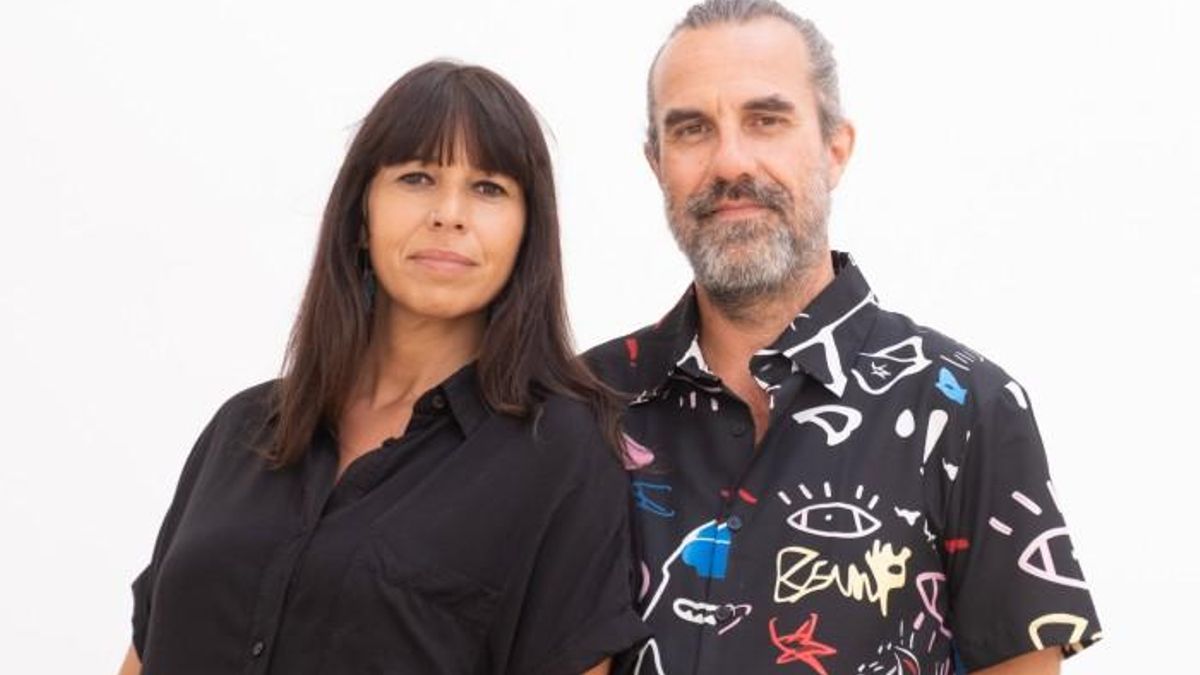 Los autores del documental, Luz Sosa y Miguel Ángel Rolland.