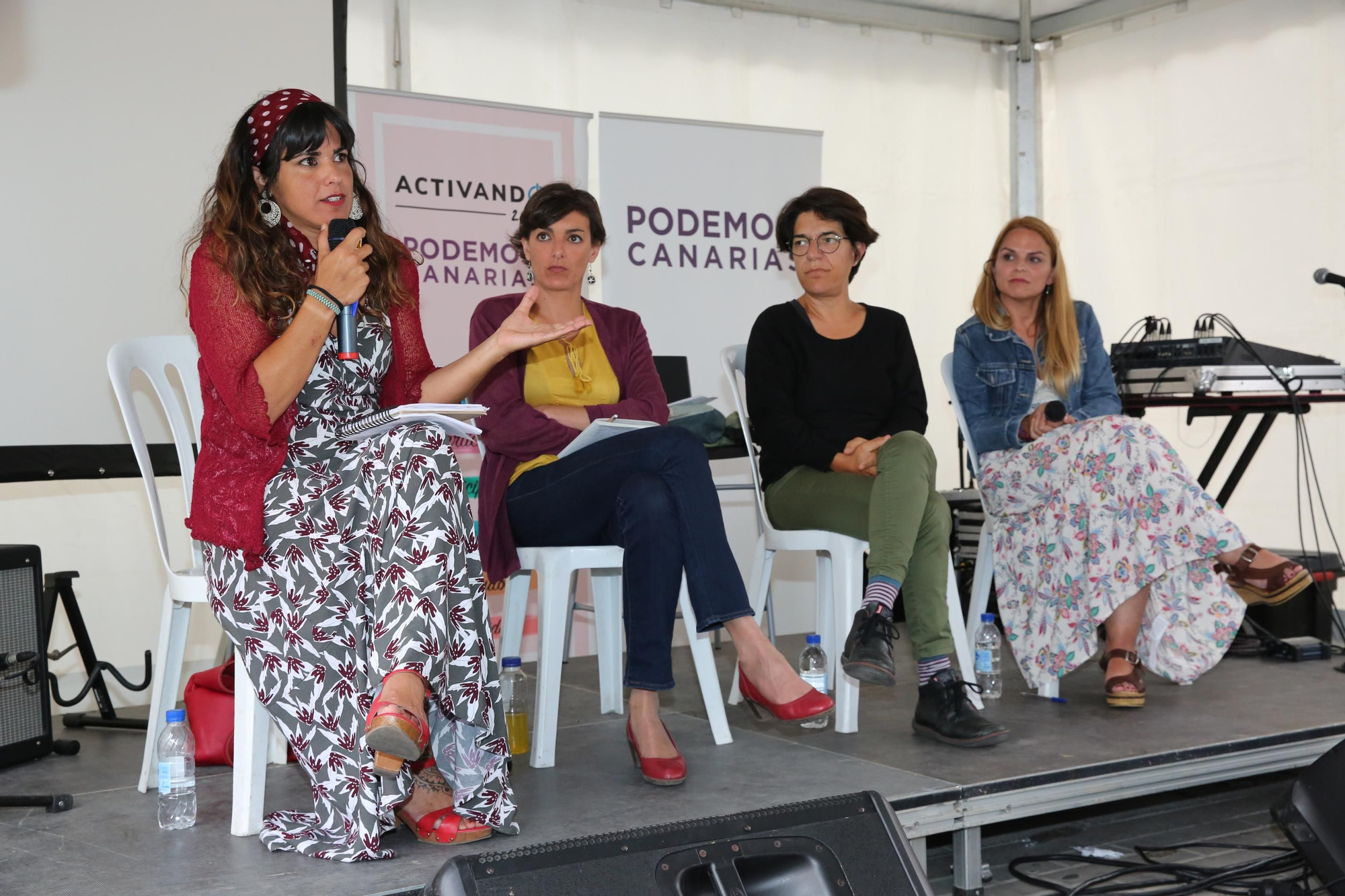 Teresa Rodríguez, Lola Sánchez y Noemí Santana sobre 'Ser mujer en política y no morir en el intento'.