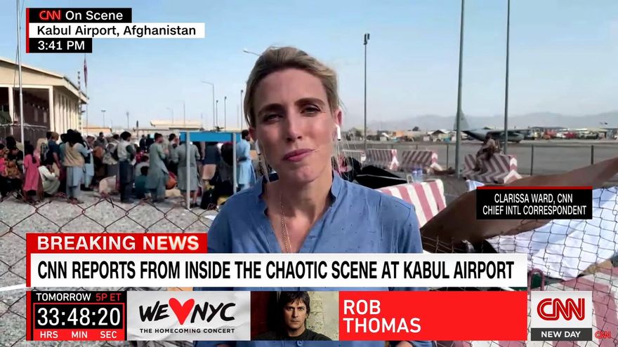 Clarissa Ward (CNN) sale evacuada de Afganistán: "Somos afortunados"