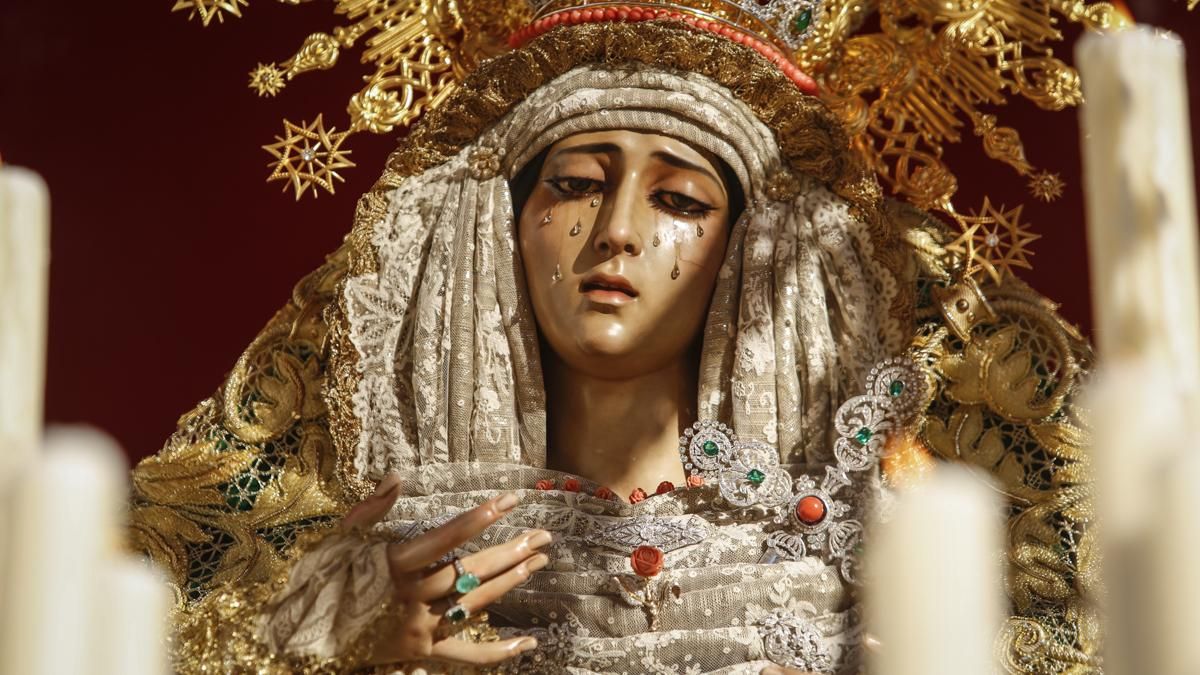 Salida procesional de la Hermandad de La O, en imágenes