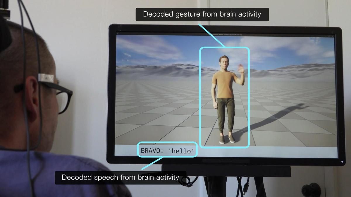 Una implante cerebral permite a pacientes con parálisis comunicar gestos a través de un avatar