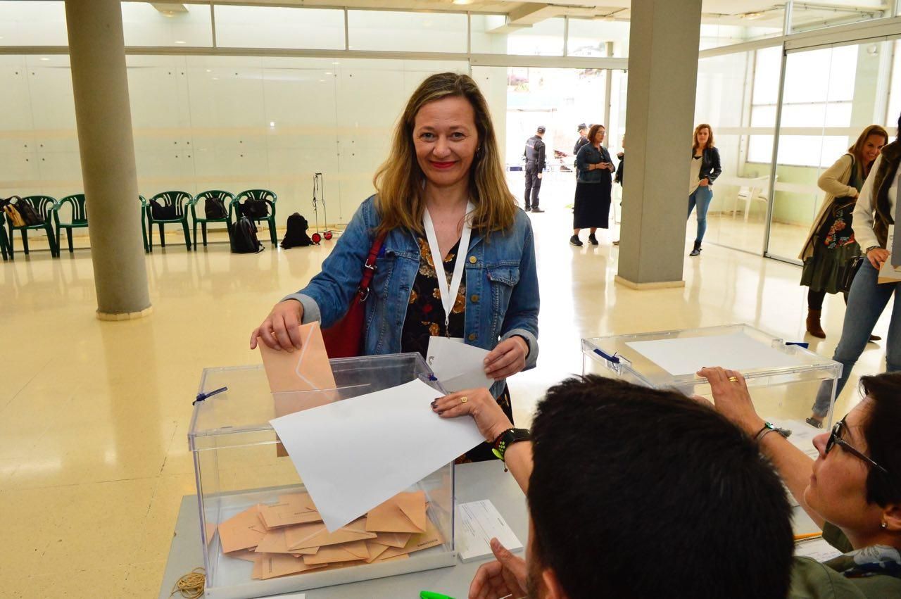 La cabeza de lista de Unidas Podemos al Congreso por Las Palmas, Vicky Rosell.