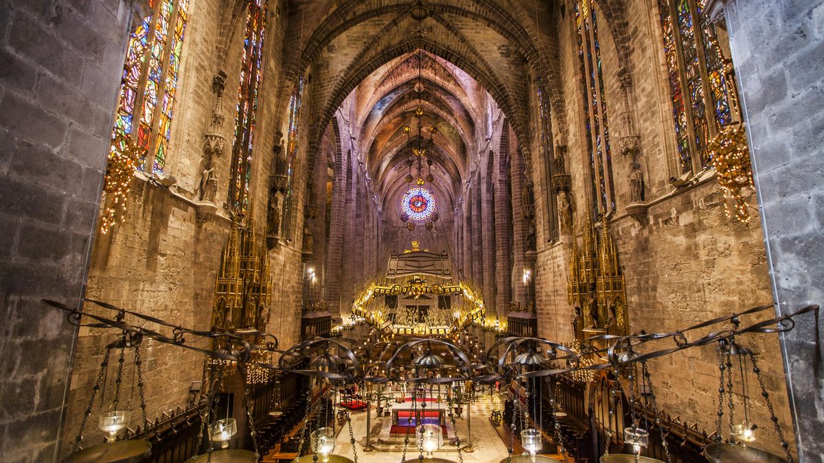 La Catedral de Mallorca es uno de los mayores exponentes del estilo gótico.