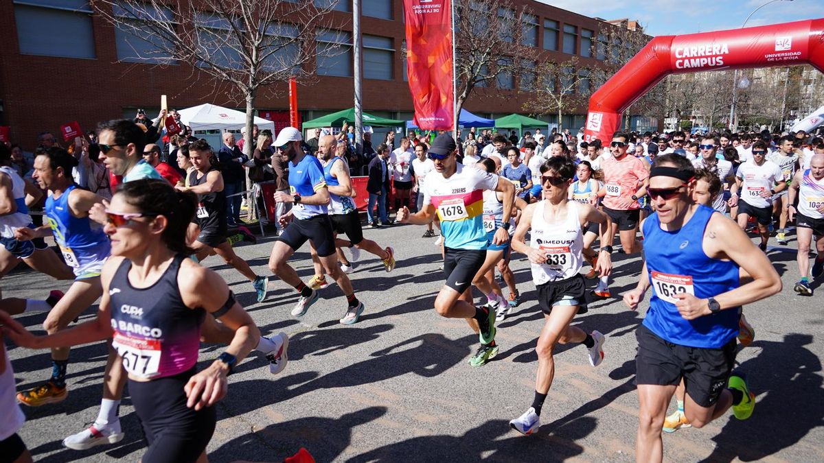 La Carrera Campus se celebra este domingo en la Universidad de La Rioja