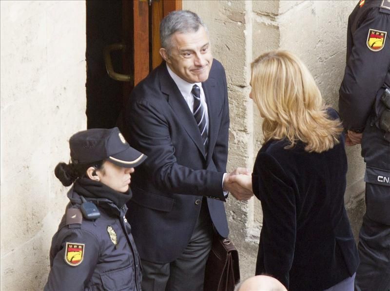 La infanta Cristina declara ante el juez en Palma