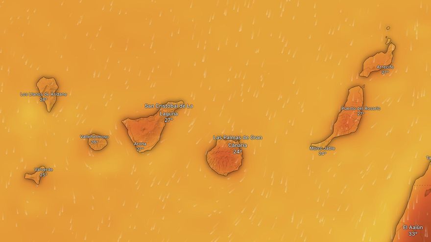Las altas temperaturas ponen de nuevo en aviso amarillo a Gran Canaria