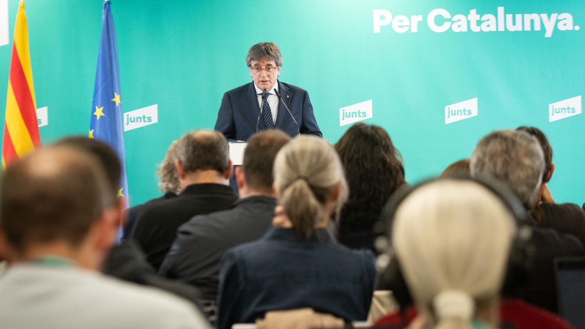 El presidente de Junts, Carles Puigdemont.