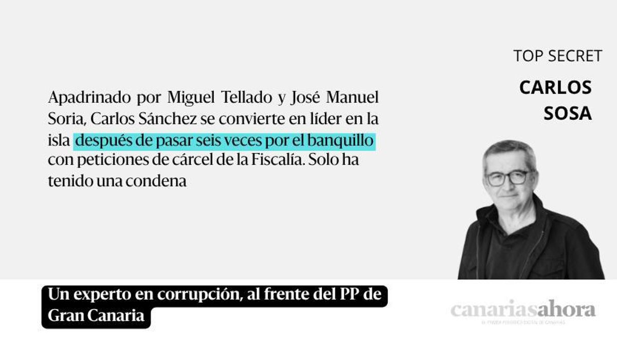 Un experto en corrupción, al frente del PP de Gran Canaria