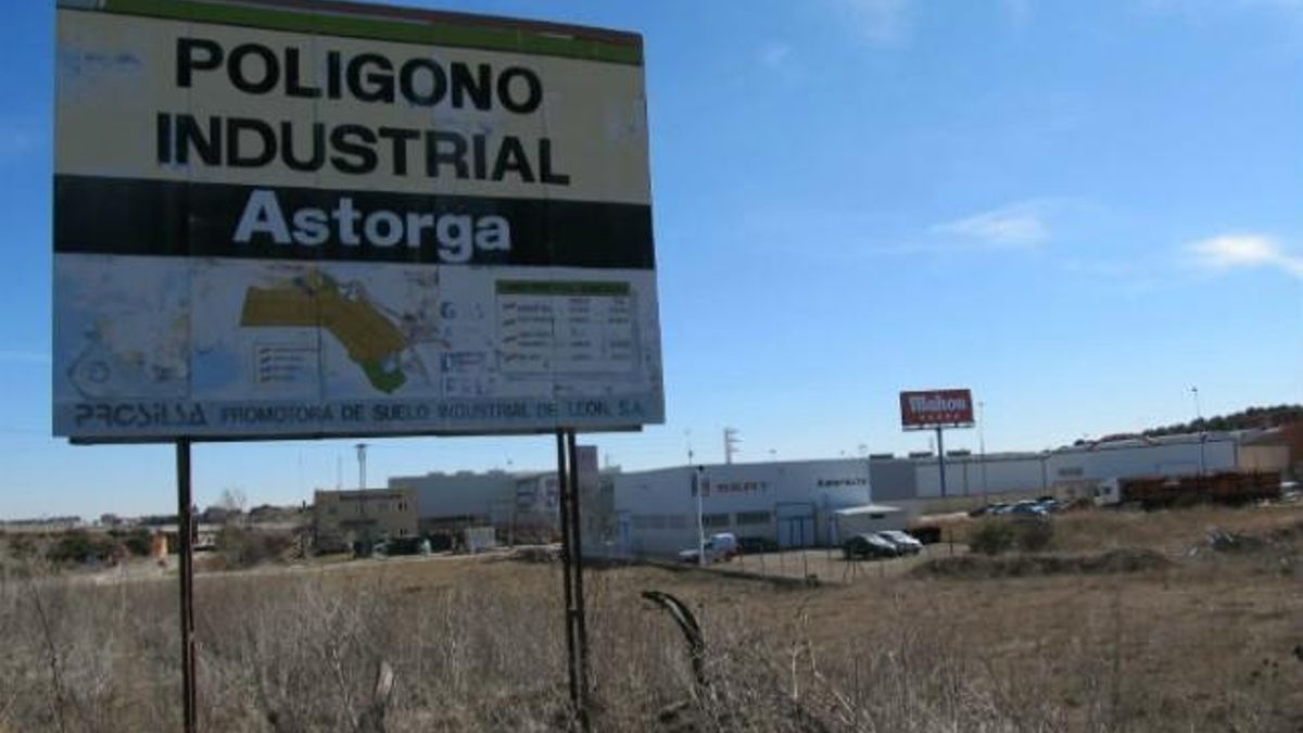 Imagen de archivo del polígono industrial de Astorga.