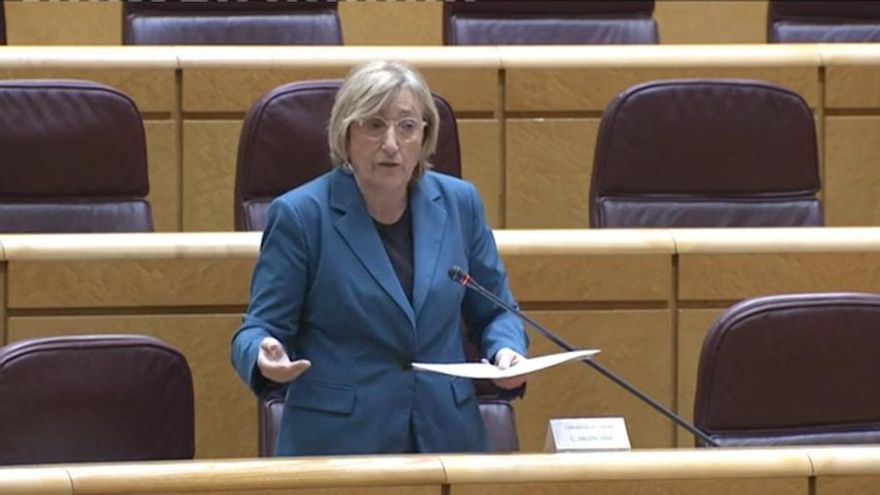 La consellera de Sanidad, Ana Barceló, interviene en el Senado.