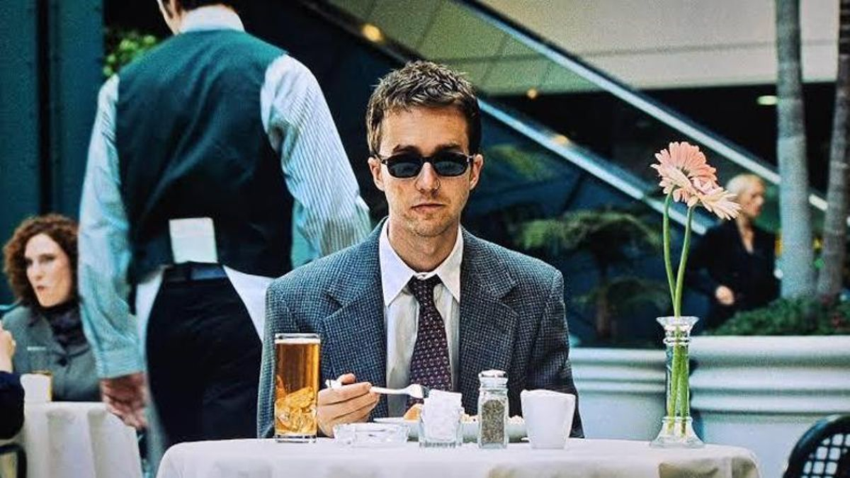 Edward Norton en 'El club de la lucha'.