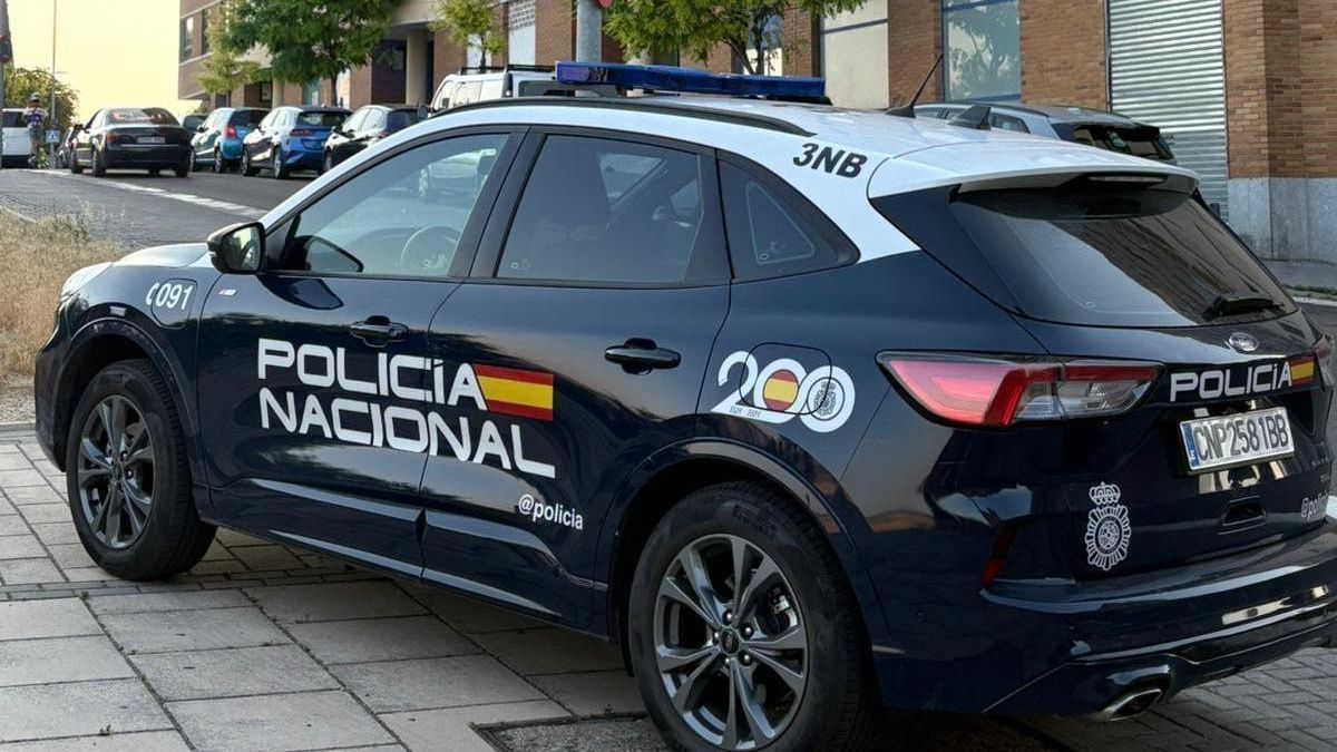 Un coche de la Policía Nacional