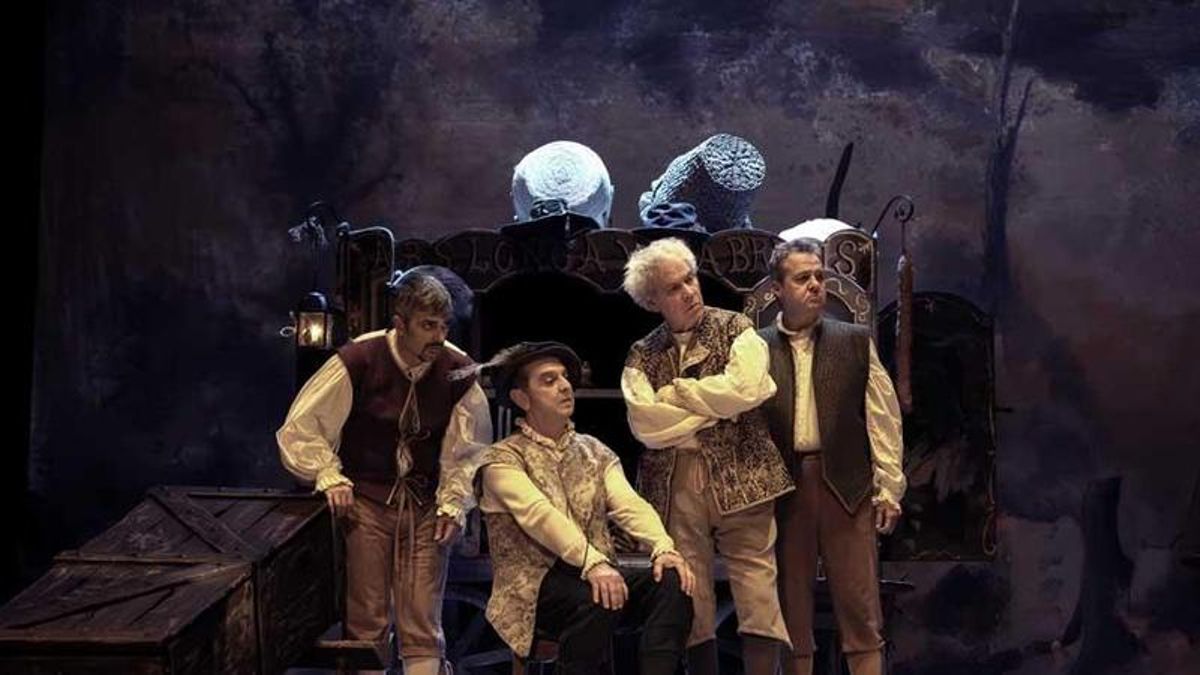 Representación de la obra 'Polvo serán, mas polvo enamorado'.