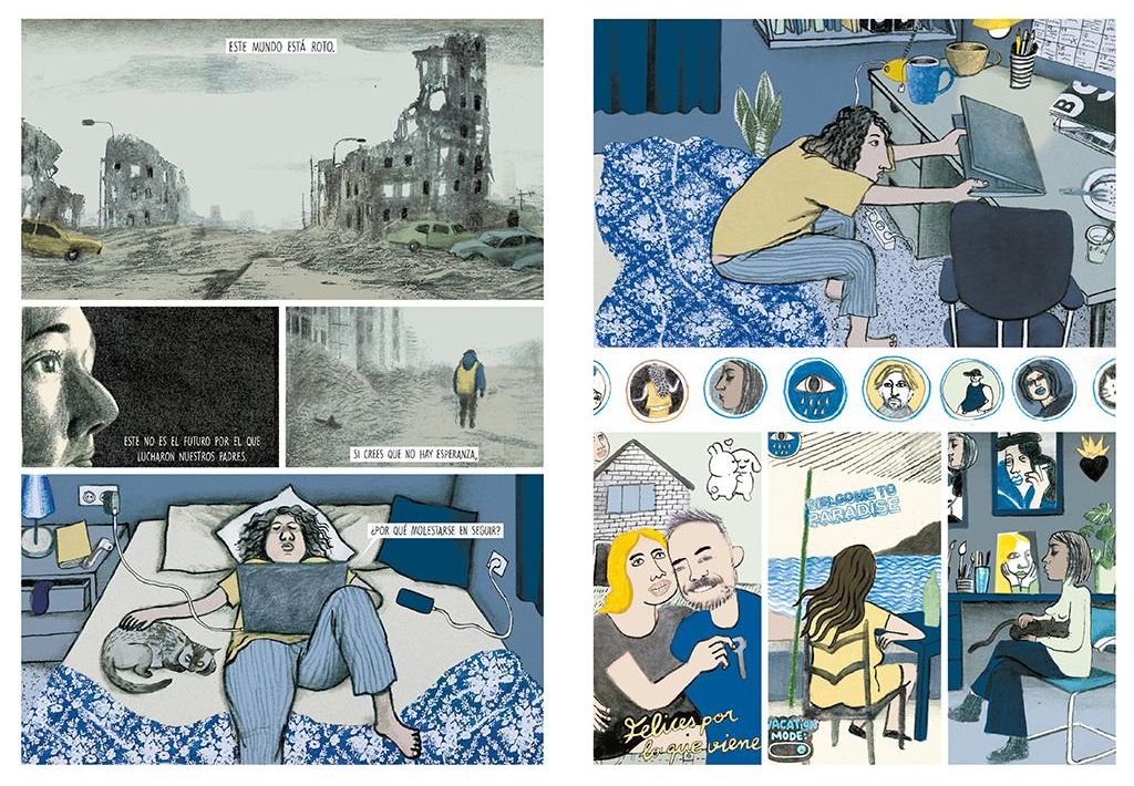 Cartoons da revista em quadrinhos 