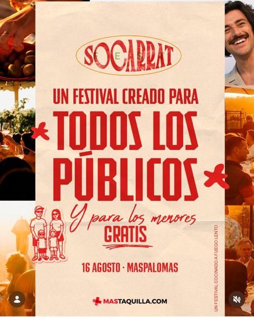 Cartel informativo del festival Socarrat Fest.