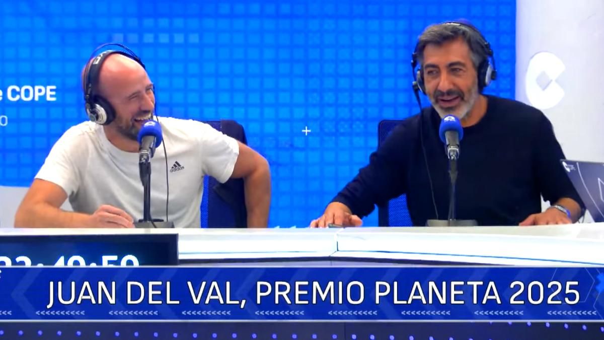 El peculiar reencuentro de Gonzalo Miró y Juan del Val fuera de laSexta: "Digo 'joder, gana el Planeta y ya ni me saluda'"