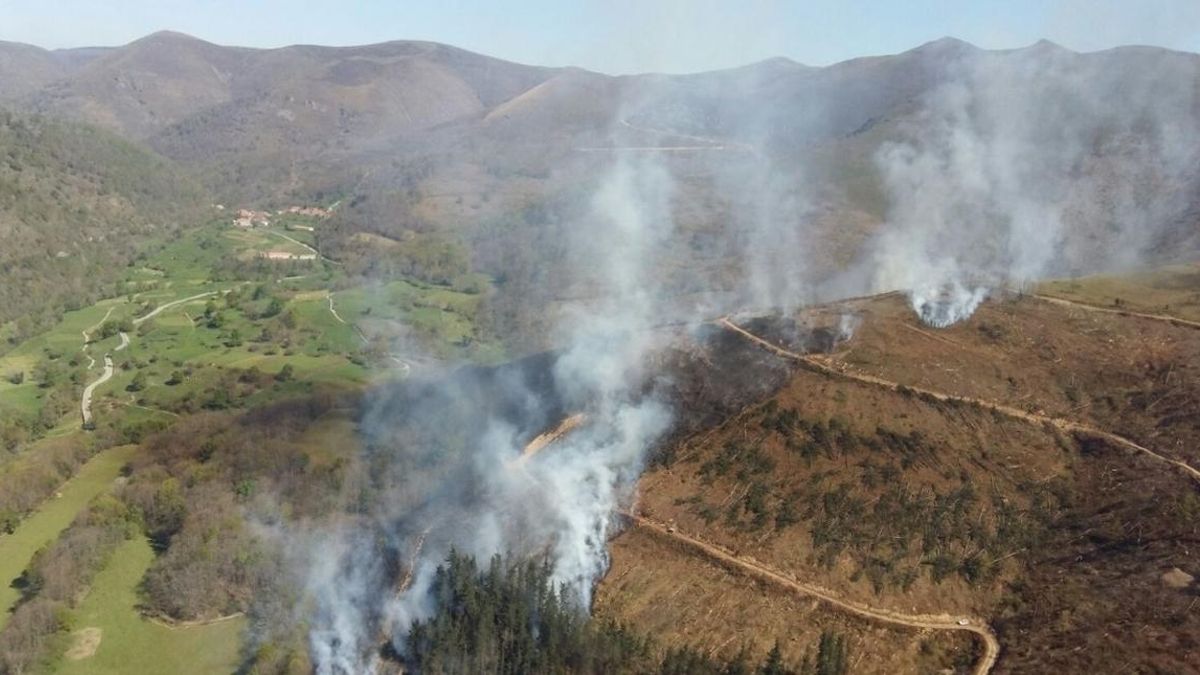 Cantabria registró 145 incendios forestales en 2016, la cifra más baja de los últimos 12 años