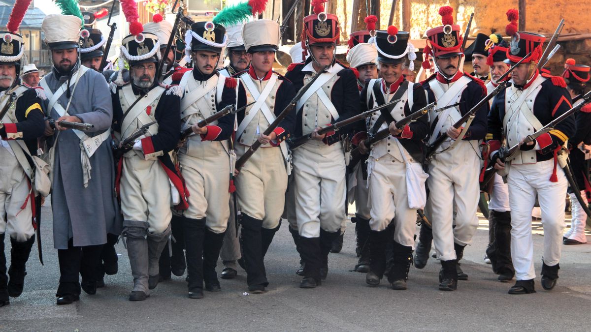 Recreación histórica napoleónica en San Pedro Castañero.
