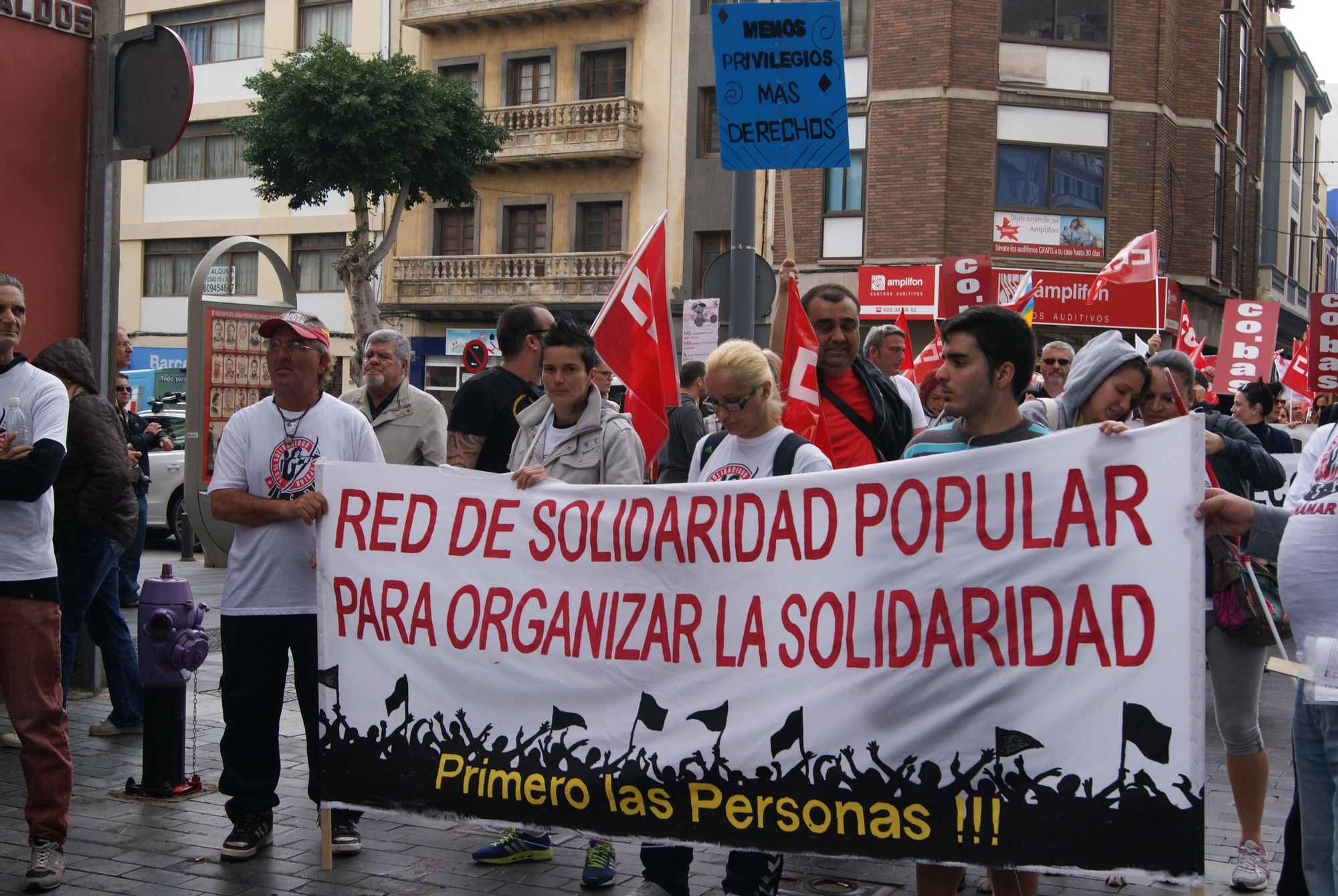 Marchas por la dignidad en Las Palmas de Gran Canaria. Thalía Rodríguez