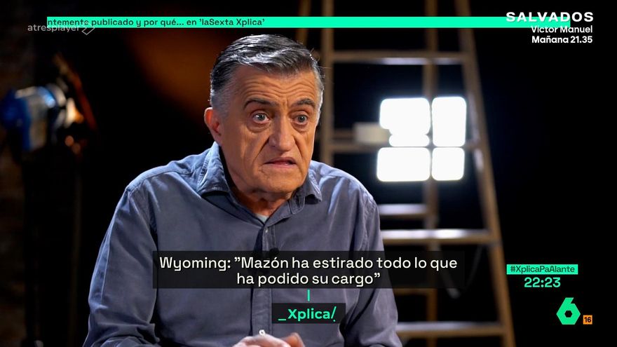 Wyoming explica por qué le "da igual" que Mazón dimita: "Soy de los pocos que lo dice"
