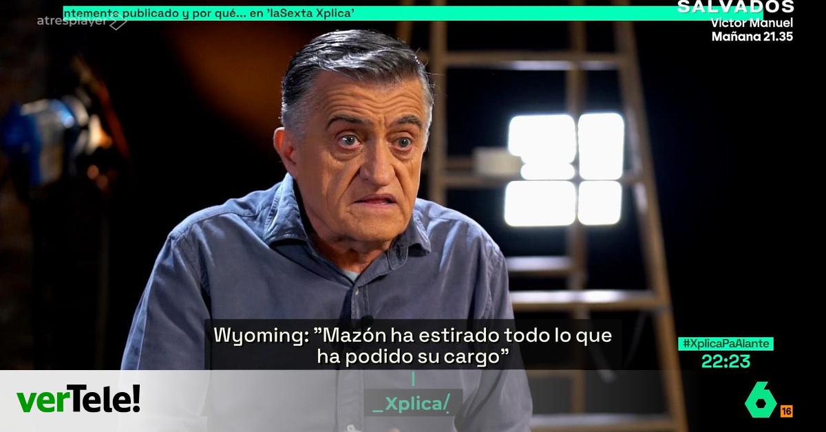 Wyoming explica por qué le  da igual  que Mazón dimita:  Soy de los pocos que lo dice 